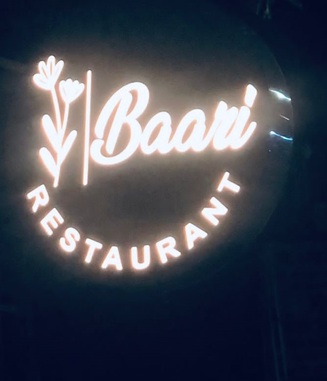 Baari Restaurant banner
