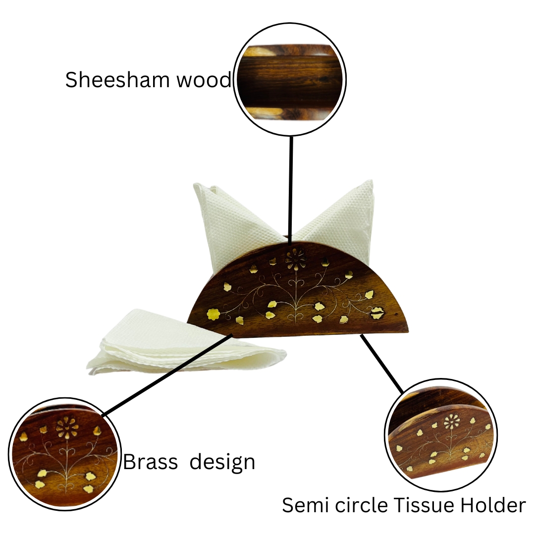 Tissue Stand Brass - Image 4